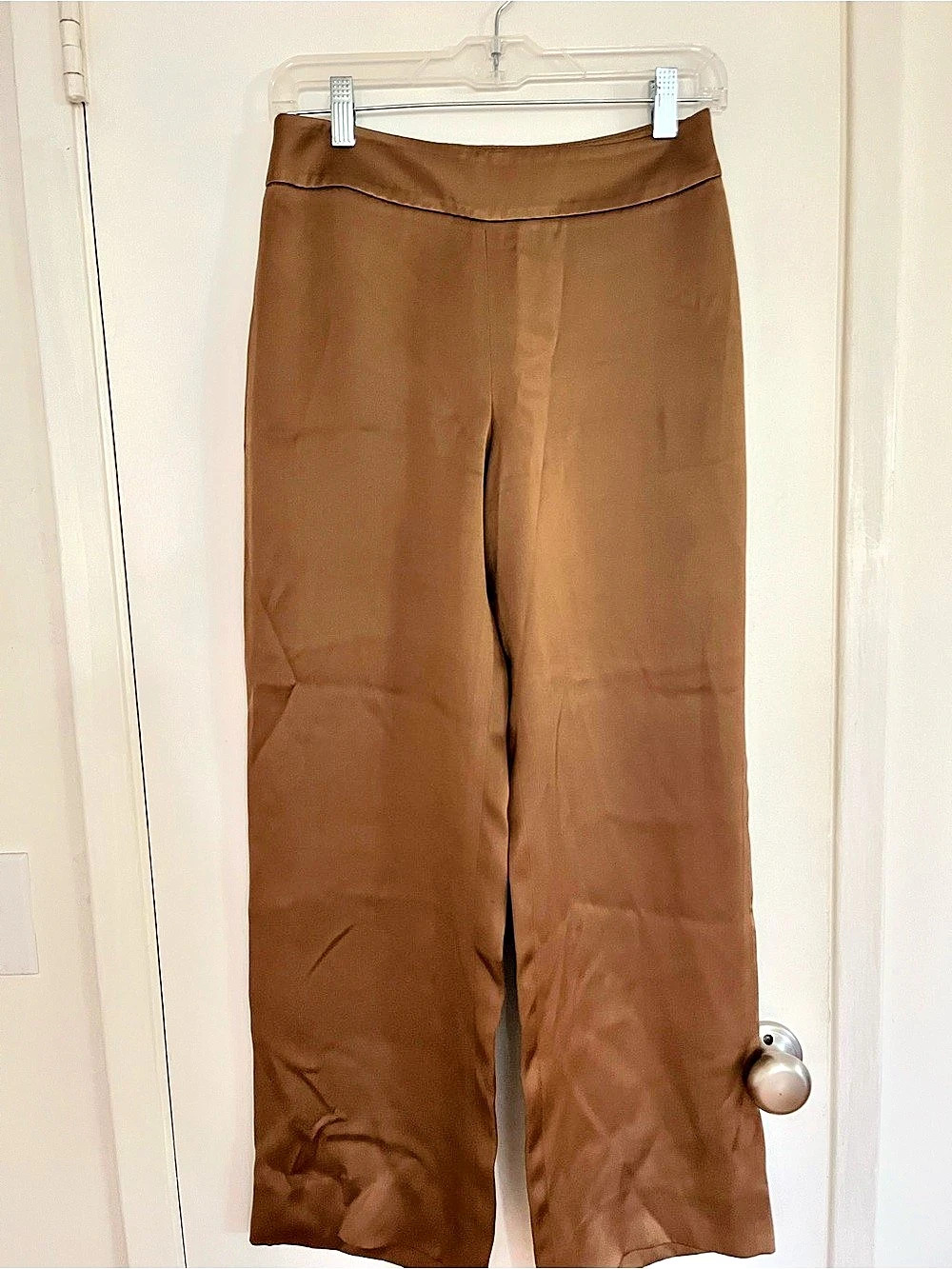 Giorgio Armani Wide Leg Pants in Brown Size 38